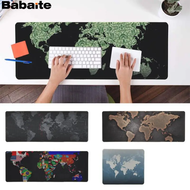 Горячая Распродажа 2018 большая карта старого мира Блокировка края коврики для