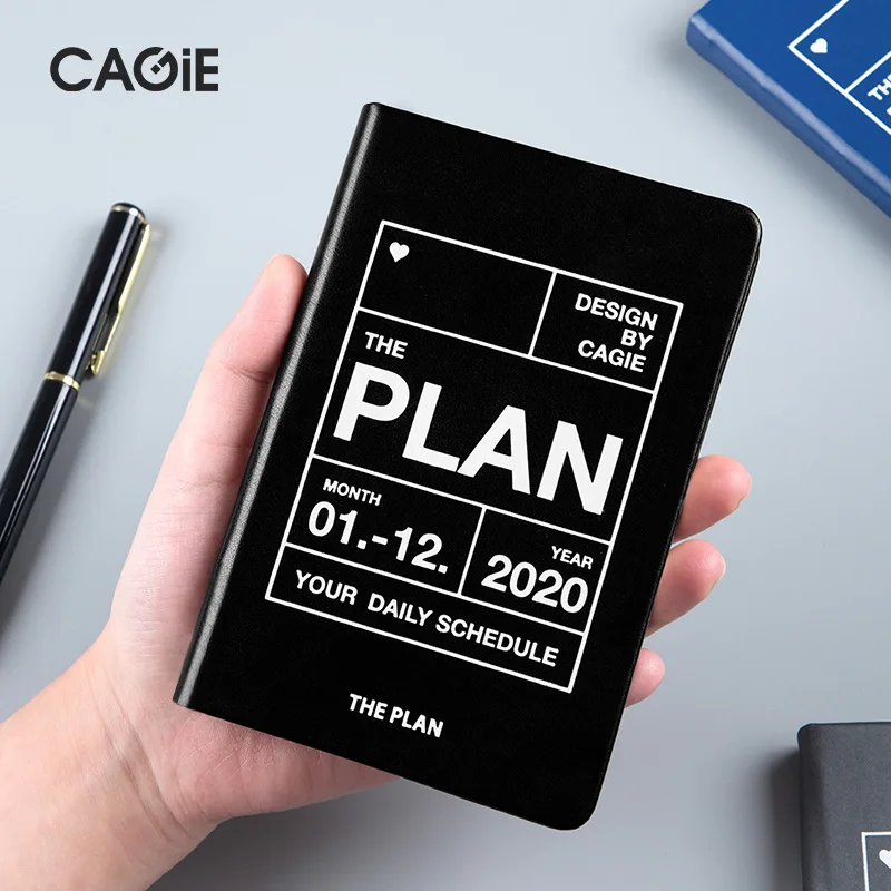 A7planner agenda мини кожаная учебная тетрадь месяц делать список ноутбуков caderneta caderno pontilhado материал escolar