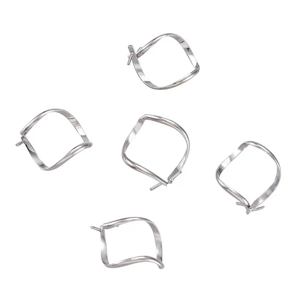 5 шт Платиновый тональный латунный лед захват для изготовления ювелирных