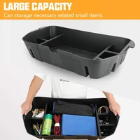 front trunk storage for tesla model 3 2021 box model y organizer tray mat portable abs modely space case car accessories model3