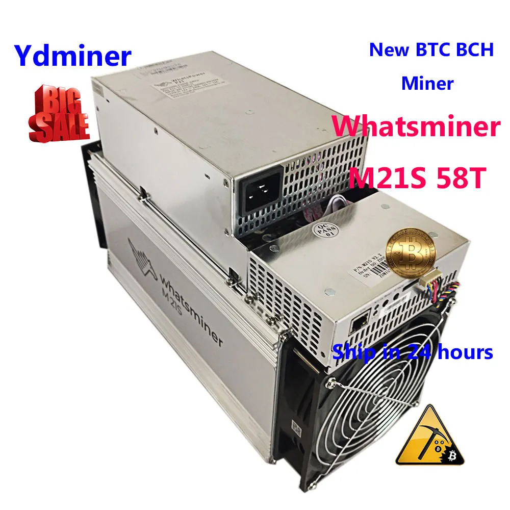 whatsminer m21s 58t ASIC SHA 256 майнер новый биткойн майниг минералы горная машина ферма
