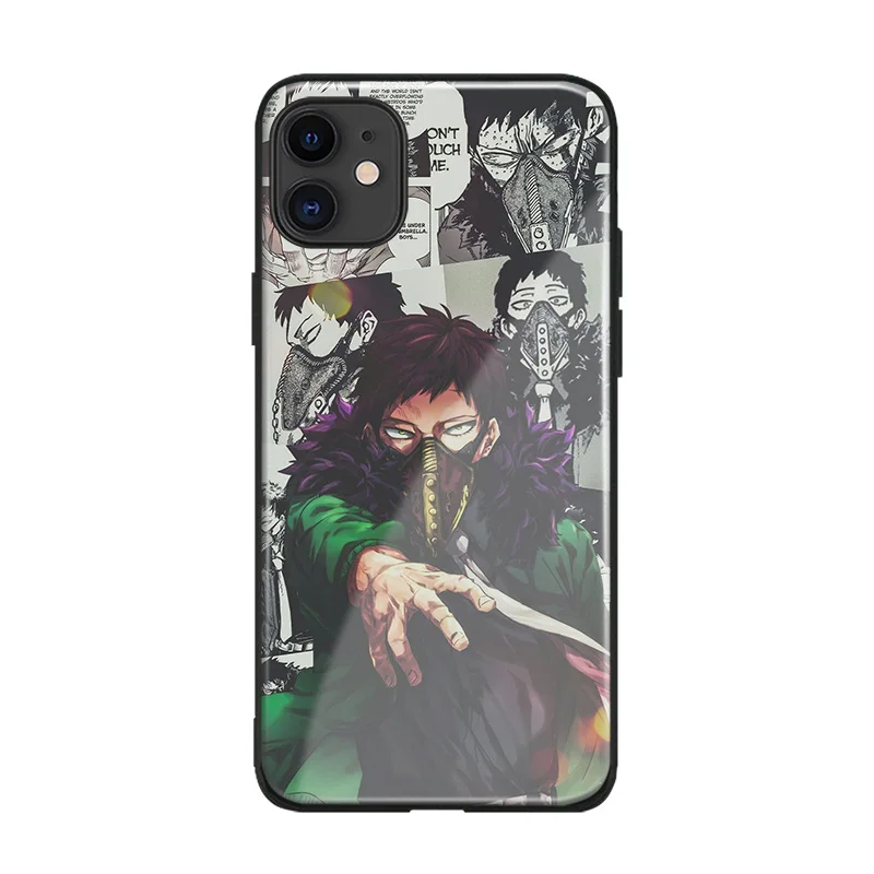 chisaki kai boku no hero academia cover for iphone se 6s 7 8 x xr xs 11 pro max samsung s note 10 20 plus glass phone case shell free global shipping