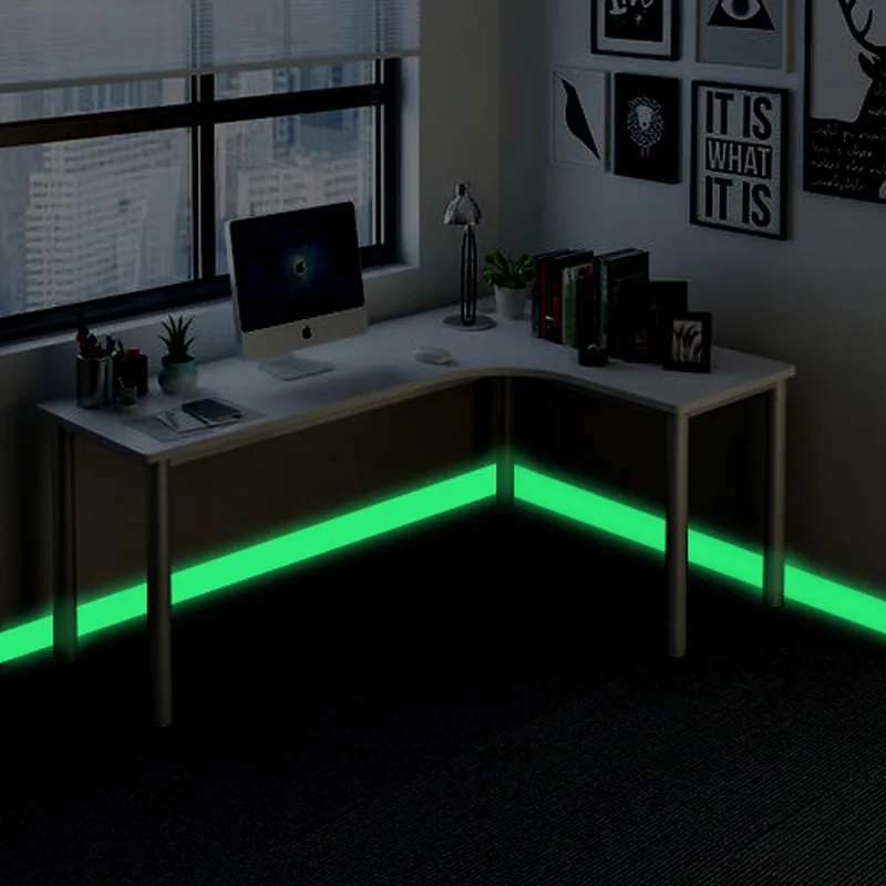 Настенная бумага светящаяся лента плинтус 1 м 3 5 гостиная спальня экологически