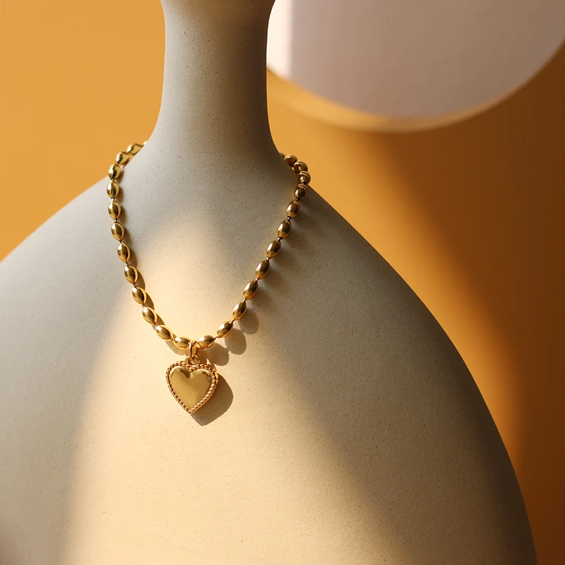 MODAGIRL дешевая оптовая цена браслет с подвесками в форме сердца позолоченные