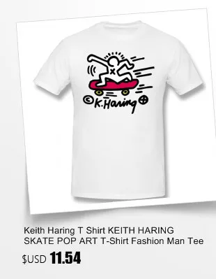 Keith Haring, футболка, Keith Haring, Gay Version 1, футболка с принтом, 100 хлопок, Мужская футболка, короткий рукав, отличная футболка
