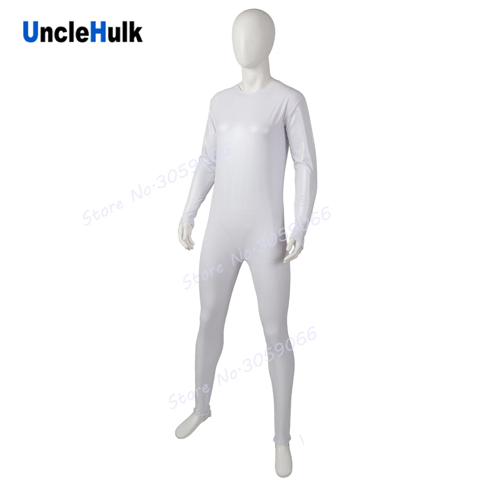 Супер Sentai белый Прорезиненная Ткань боди | UncleHulk|Праздничные костюмы|