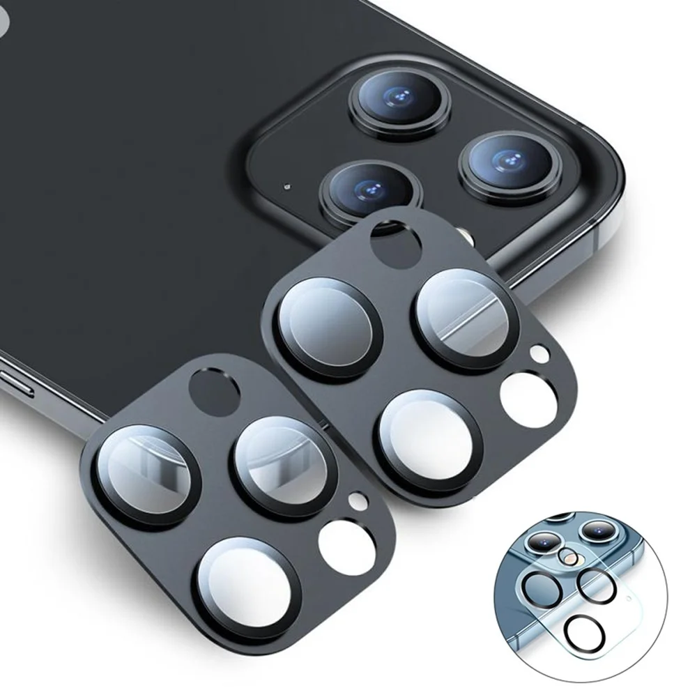 

For IPhone 13 12 Pro Max Camera Protector 2 Camera Lens Film Len Glass For IPhone 12 Mini Camera Protective Tempered Glass