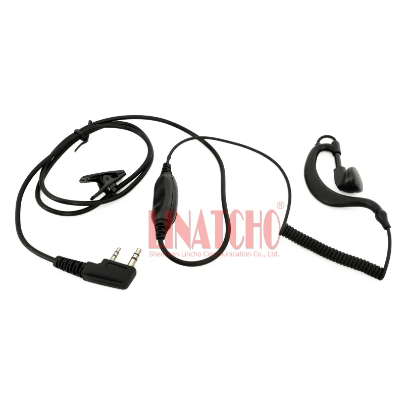 2 PIN UV5R PTT MIC Ушные крючки наушники для рации Выдвижной навес наушник | Мобильные