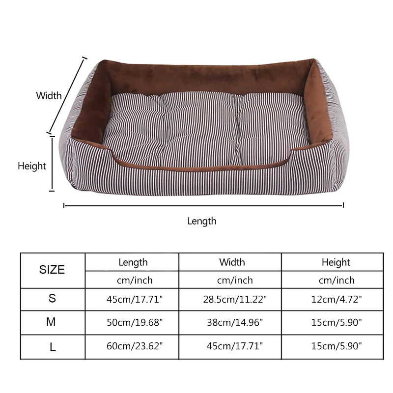 

1Pcs Movable Pet Dog Bed Soft Mat Kennel Puppy Warm Bed Plush Cozy Nest For Small Medium Large Dog Winter House Pad Pet Supplies