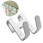 1 шт. Космический алюминиевый металлический крючок для душа, безрамный стеклянный дверной крючок, вешалка для полотенец с бесплатным отверстием, держатель для ключей, органайзер для одежды и ванной комнаты