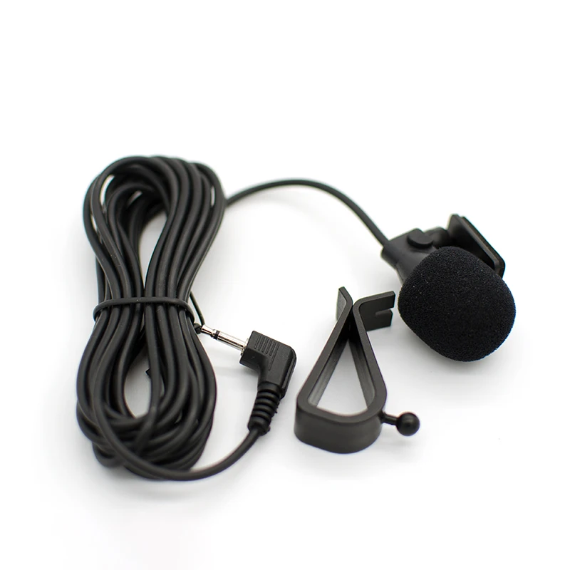

300cm Mono/ Stereo HD Audio Car DVD Microphone 2.5mm/ 3.5mm Car GPS Navigator Bluetooth Microphone Omnidirectional Microphone