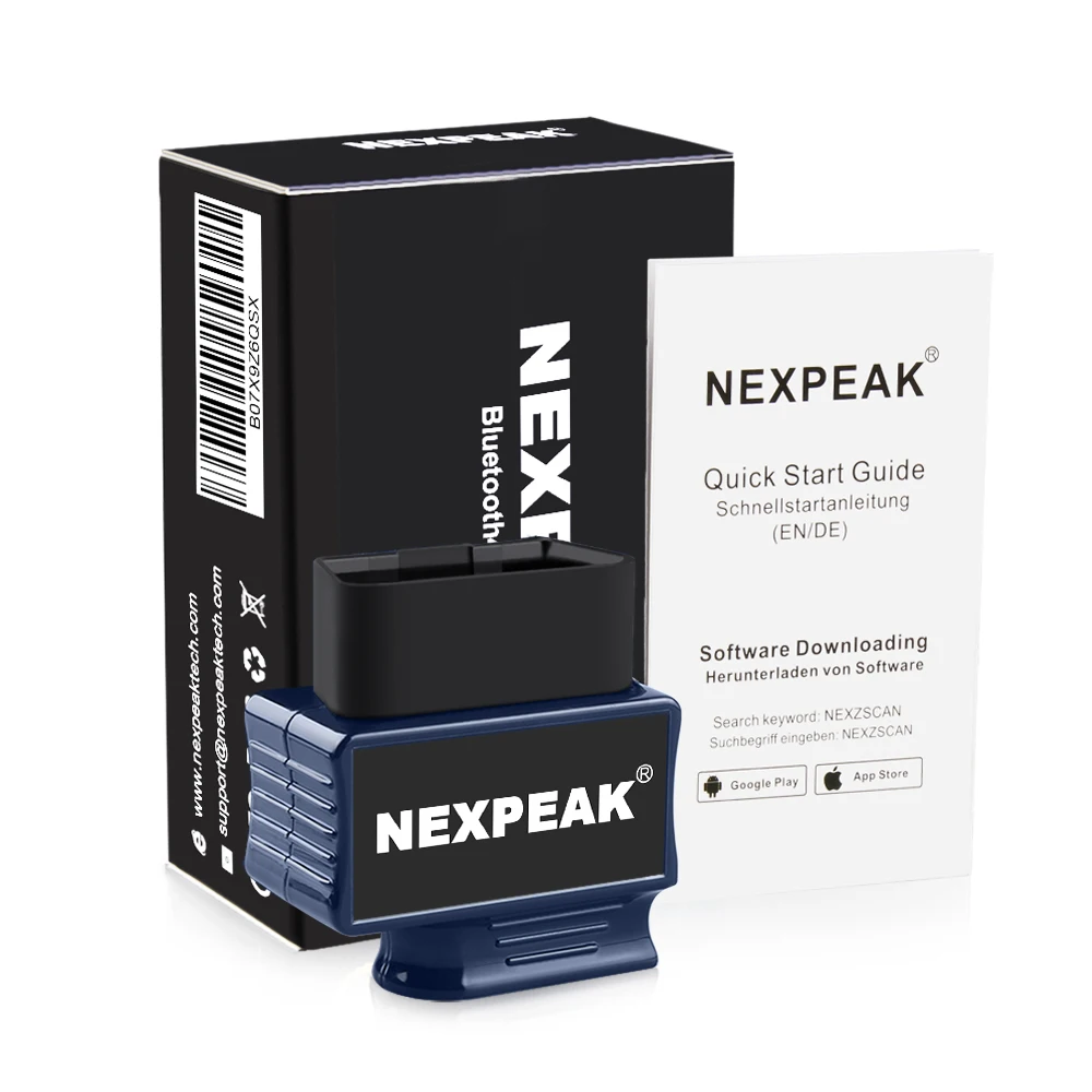 NexzScan OBD2 диагностический сканер Bluetooth считыватель кодов работает с iOS/Android
