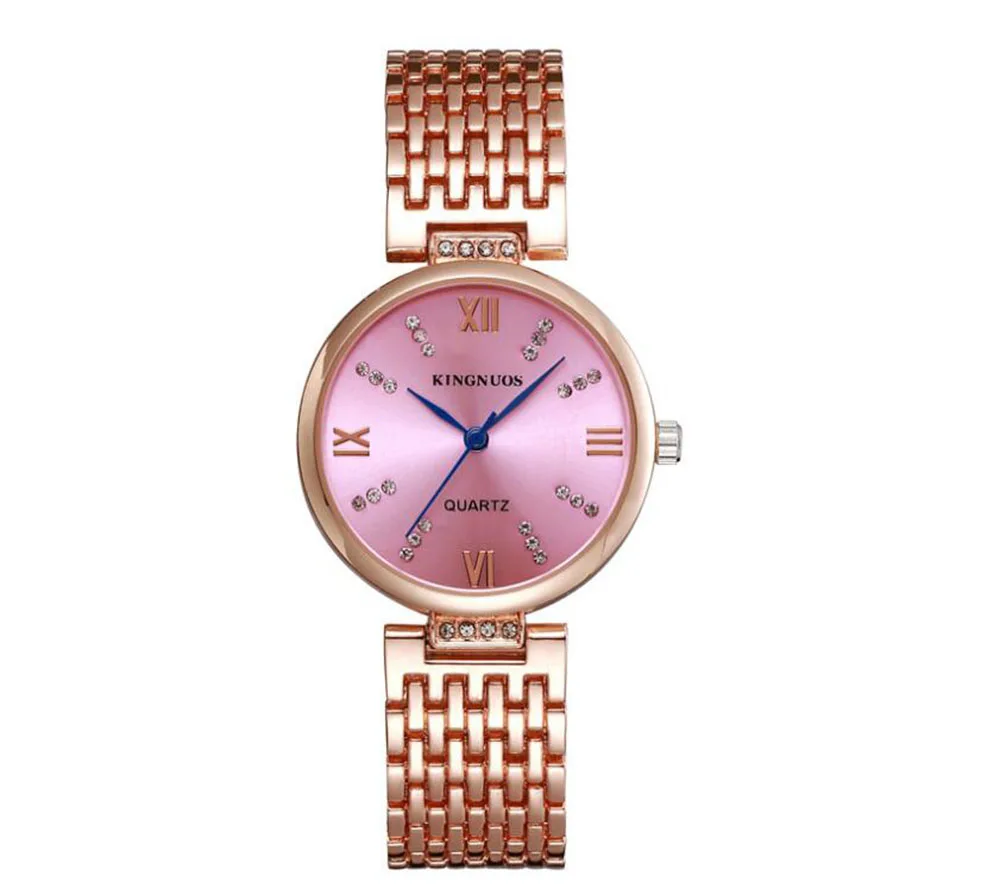 

Модные мужские и женские часы со стразами, однотонные часы со стальным ремешком, водонепроницаемые женские Студенческие Кварцевые часы