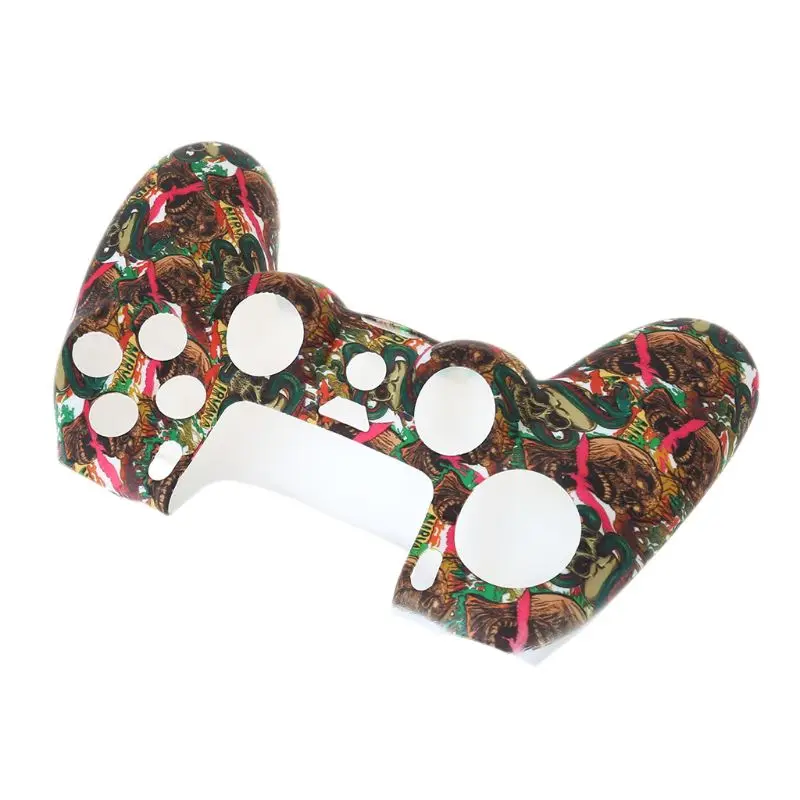 1 комплект силиконовый защитный чехол со звездами черепами и крышкой джойстика