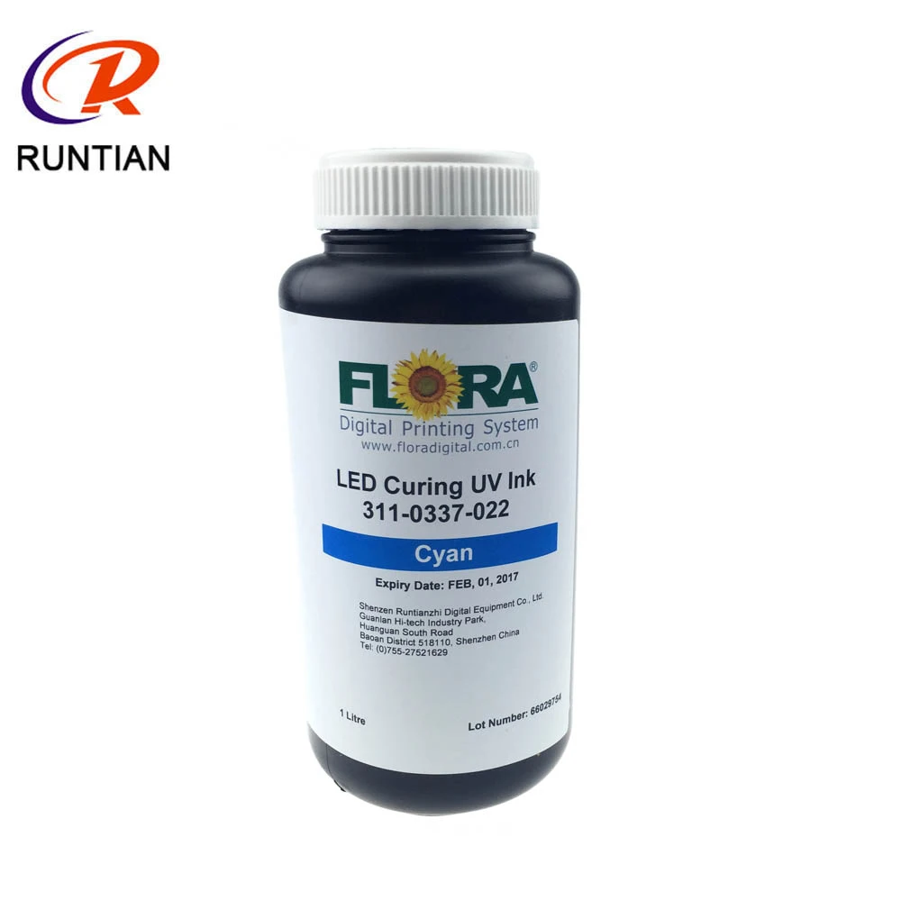 1000 мл Nazdar УФ светодиодный чернила черный желтый пурпурный Голубой светильник
