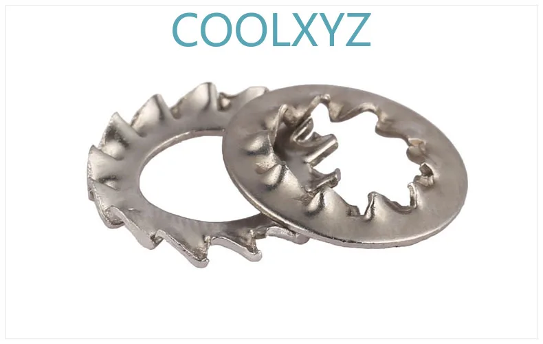 Блокировочная Шайба из нержавеющей стали/Наружная и внутренняя Пилообразная