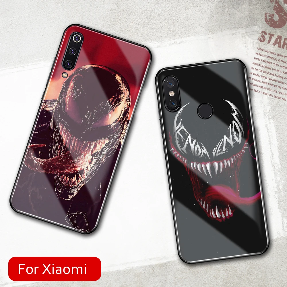 Чехол для телефона Xiaomi Mix 2s с рисунком Веном закаленное стекло жесткая задняя
