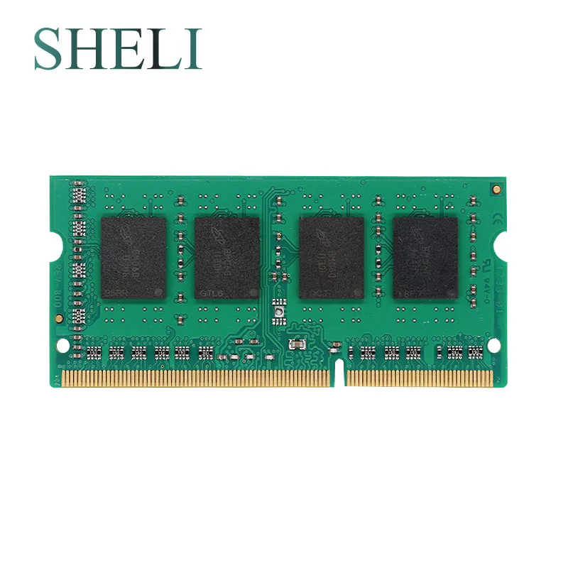 

SHELI New Notebooks Memory 8GB 1RX8 PC3-12800S DDR3 1600MHZ 204pin CL11 Laptop Memory