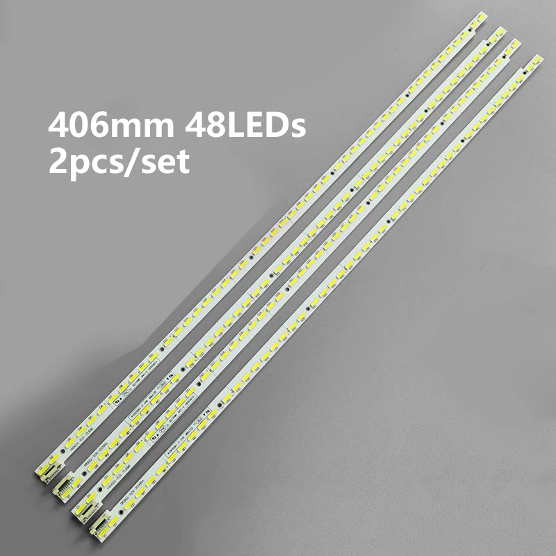 

2pcs LED backlight Strip 48Lamp 406mm For V650D1-KS1-TLEM2/TREM2 LED65X8100DE