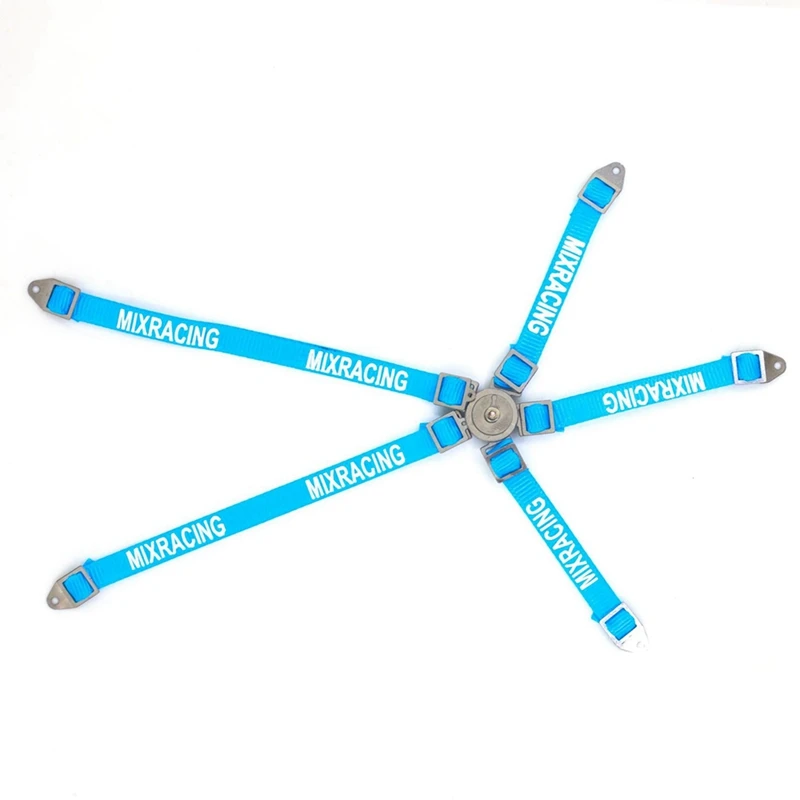 

2Pcs Simulated Driver Seat Belt with 100Pcs 1.9 2.2 Wheel Rim Imperial M2 Screw Decoration