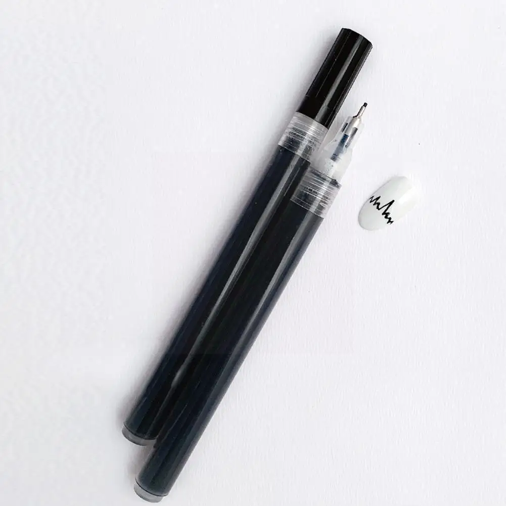 

1 шт., ручка для рисования ногтей, водостойкая