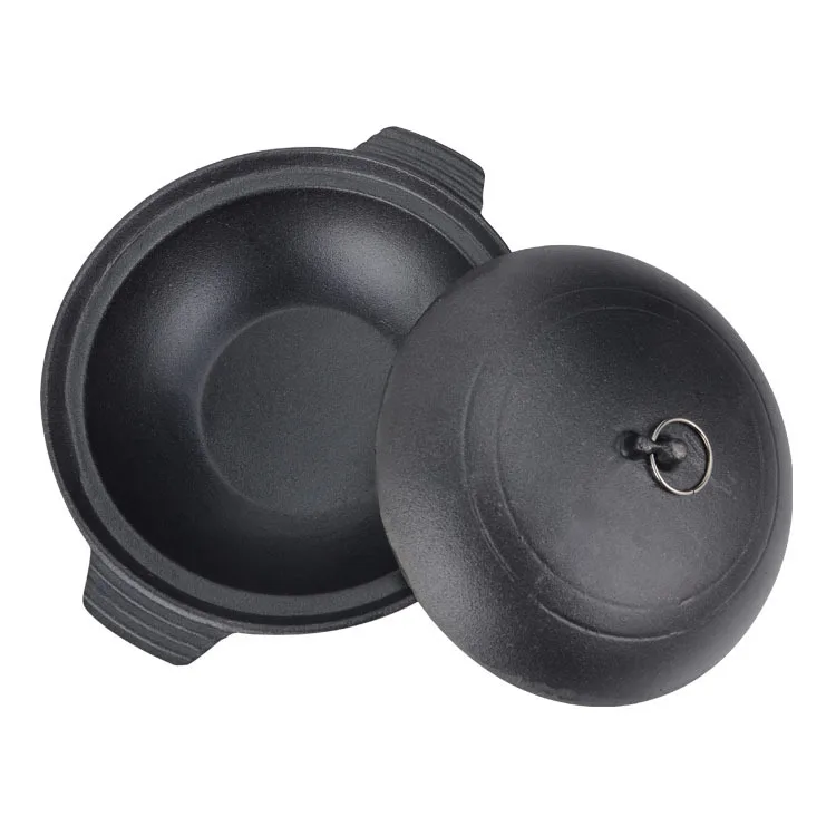 Многофункциональная чугунная кастрюля в китайском стиле жареная курица суп рис