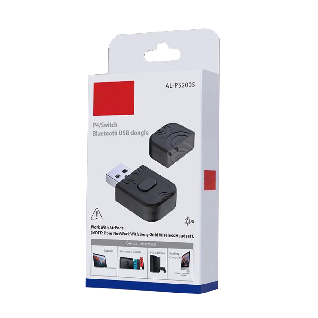 Подходит для беспроводных Bluetooth-гарнитур Ps5 адаптер передатчика ПК компьютера