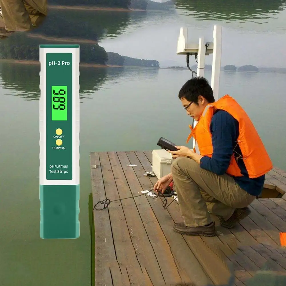 

New PH Meter Water Quality Test Pen Portable Wide Application Water Tester For Pools, Drinking Water, Aquariums