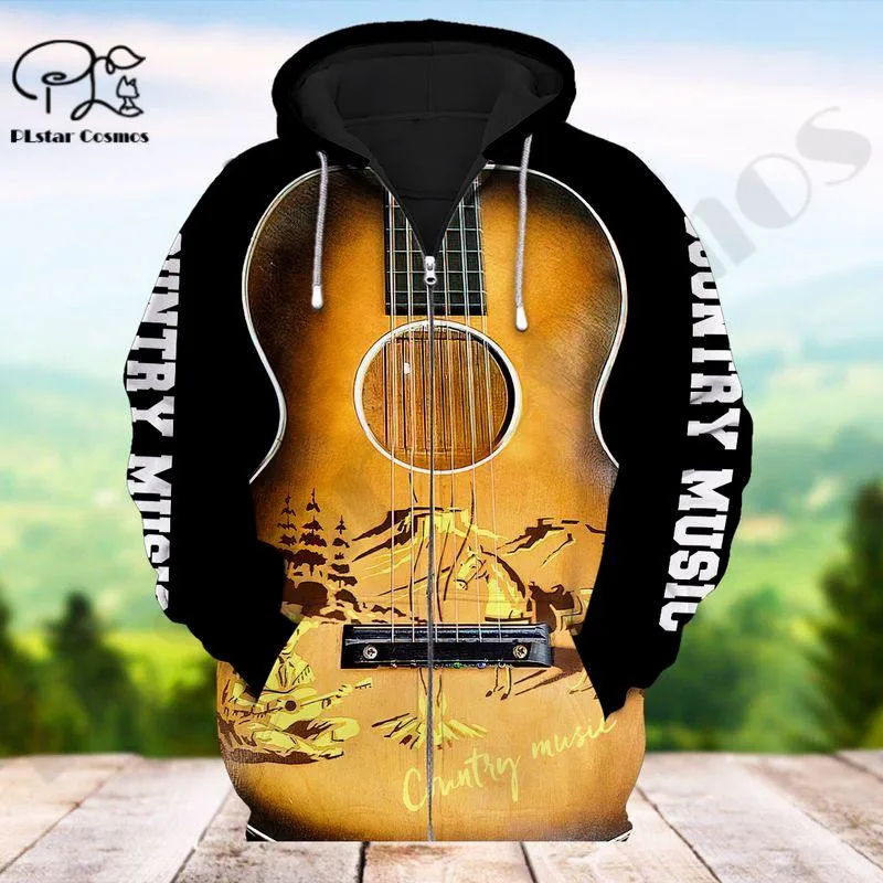 

PLstar Cosmos 3D Printed Guitar Music Newest Funny Harajuku Premium Streetwear Unique Unisex Casual Hoodies/Sweatshirt/Zip W-3