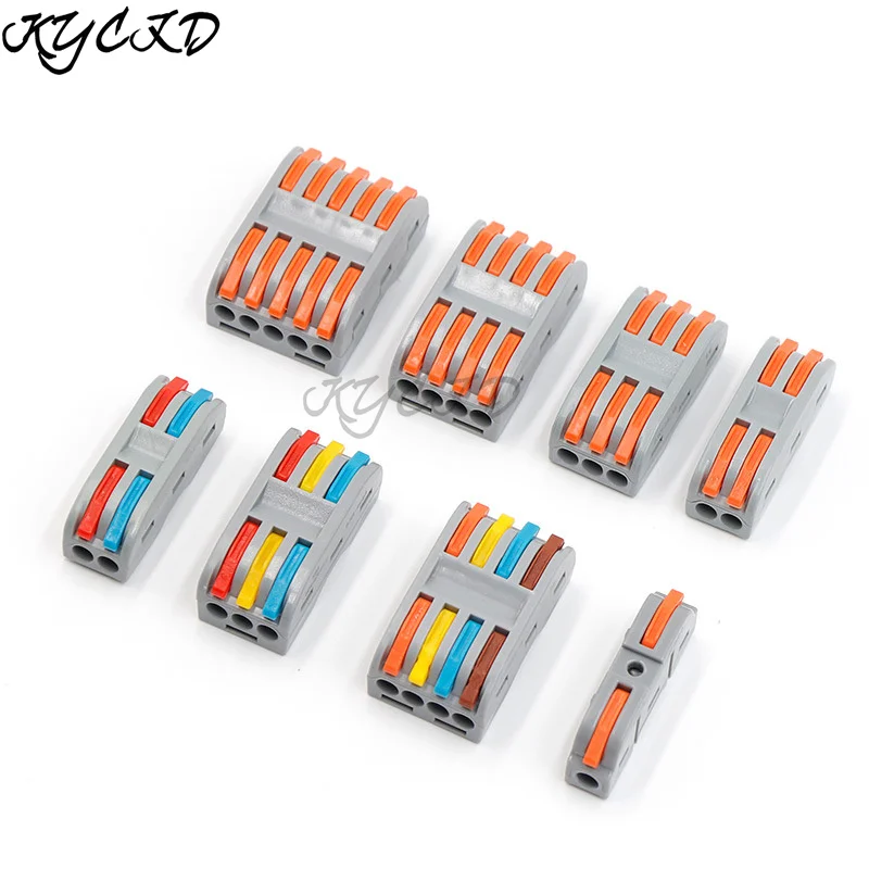 

AC 600V 32A 30PCS DIY Universal Cable Wire Connectors 2-2-5 TYPE Fast Home Compact Wire Connection Push in Wiring Terminal Block