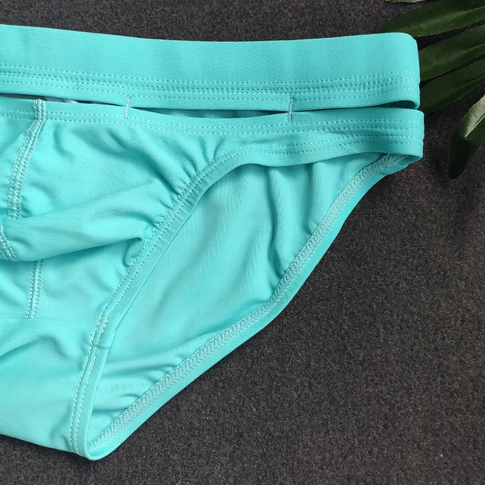 Шорты для плавания мужские летние эластичные серфинга пляжа с низкой талией геев