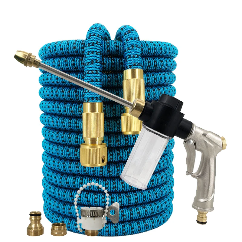 

Extendable Magic High-Pressure Car Wash Hose, Adjustable Spray, Flexible, Used For Garden Watering, Garden Irrigation Supplies