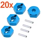 Оптовая продажа, 20 компл.лот, 4 шт.компл., алюминиевый диск, шестигранный, 12 мм, с штифтами, 102042 обновленных деталей для модели 110 RC, Hitmoto Redcat