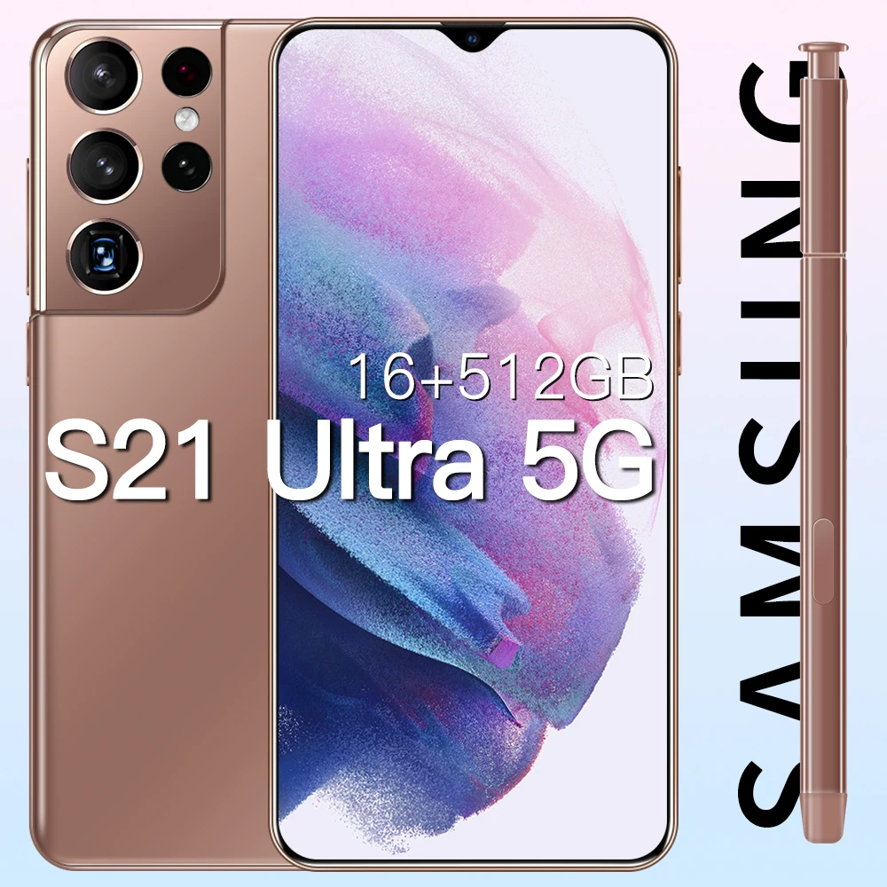 Samsug-tel&eacute;fono inteligente S21Ultra, versi&oacute;n Global, 5G, 16GB, 512GB, 6,7 pulgadas, Android 11, 6800mAh, Deca Core, red LTE-0