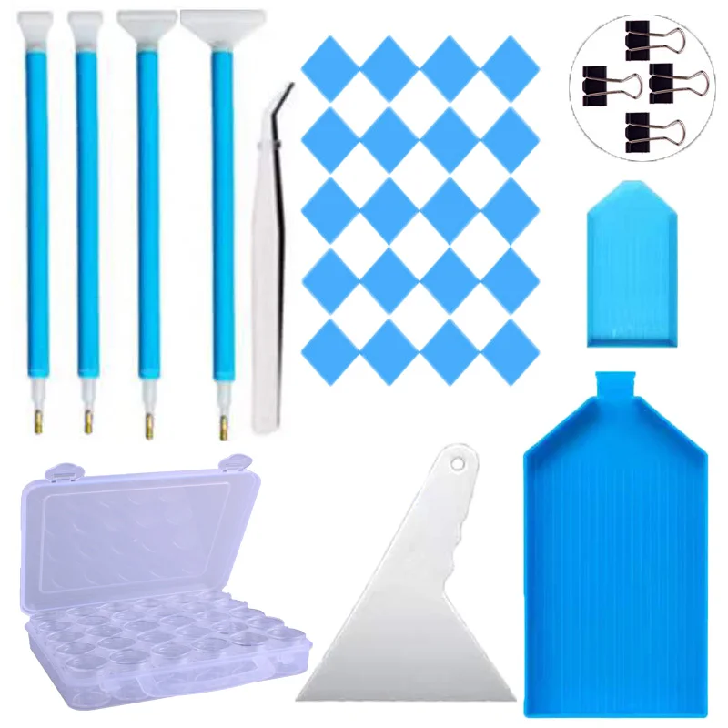 

New 5d Diy Diamonds Painting Pen set Special Shape Diamond Painting Diamond Point Drill Tools And Accessories Kits