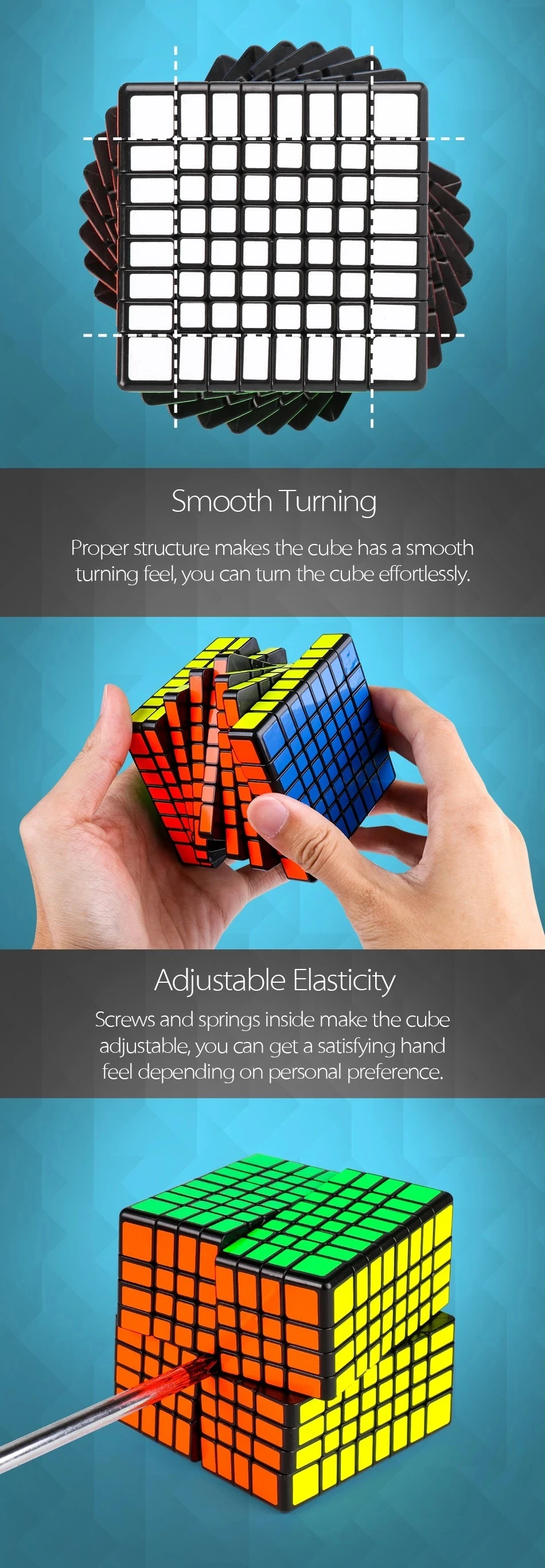 Moyu meilong 8x8x8 cubing классная mf8 8 слоев Волшебная головоломка с быстрым кубом черная липкая Mofangjiaoshi 8x8 головоломка Cubo magico