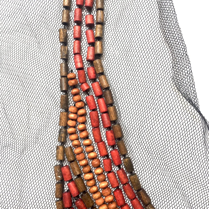 1 шт. тяжелый бисерный U-образный вырез кружевной воротник сделай сам вышитый