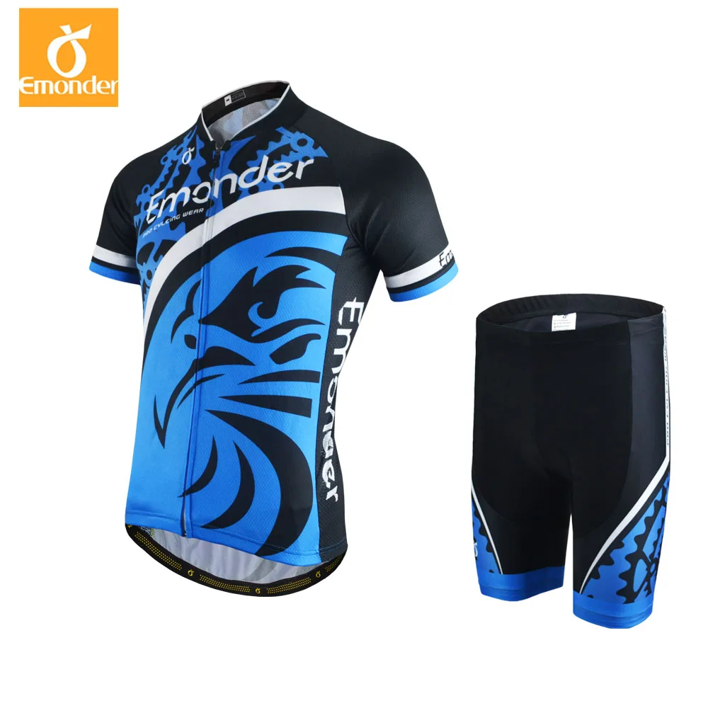 

New Summer Cycling Jerseys Set MTB Wear Short Sleeves Set Bike Sport Clothing Kits Maillot Ropa Ciclismo EMONDER