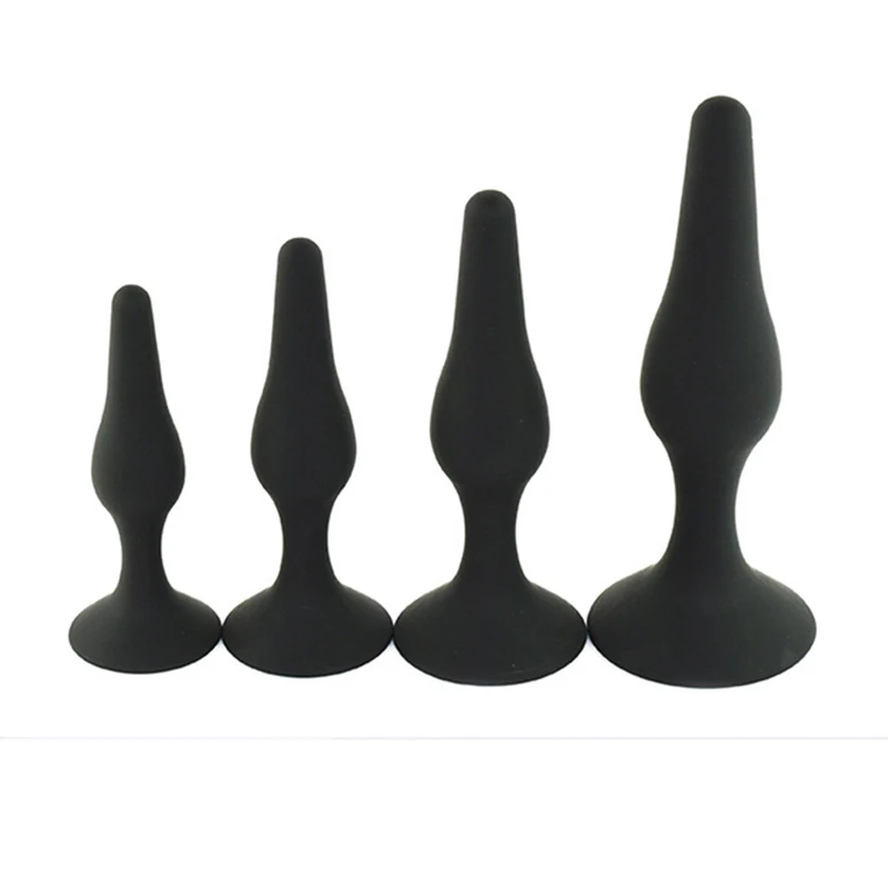 4 шт./компл. бусины на присоске чашка Анальная пробка расширитель ягодиц