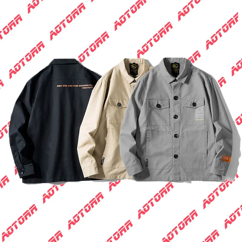 Куртка мужская в стиле хип хоп уличная модная с надписью Брендовая верхняя