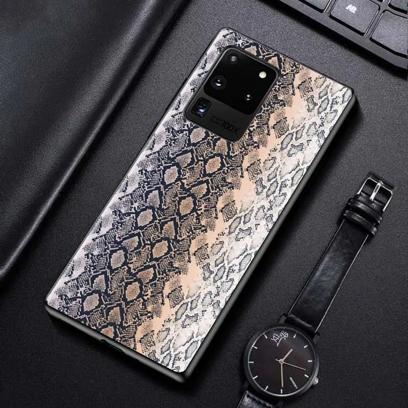 

Snake Skin for Samsung S20 FE Ultra Plus A91 A81 A71 A51 A41 A31 A21S A11 A72 A52 A42 A32 A12 A02S Phone Case