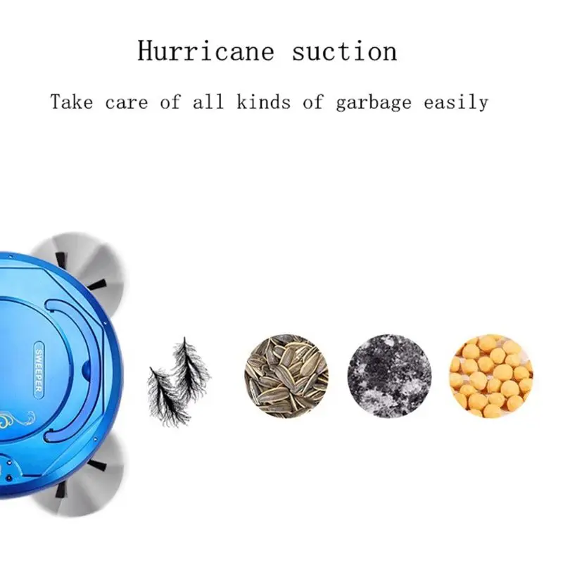 

Multifunctional Intelligent Automatic Smart Robotic Rechargeable Dry Sweep Vacuum Cleaner Robot Home Floor Sweeping Home