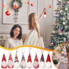 Милые новогодние и рождественские подвесные украшения, подарок на Рождество, подарок, Санта-Клаус, снеговик, игрушечная елка, кукла, подвесные украшения для дома, подвеска
