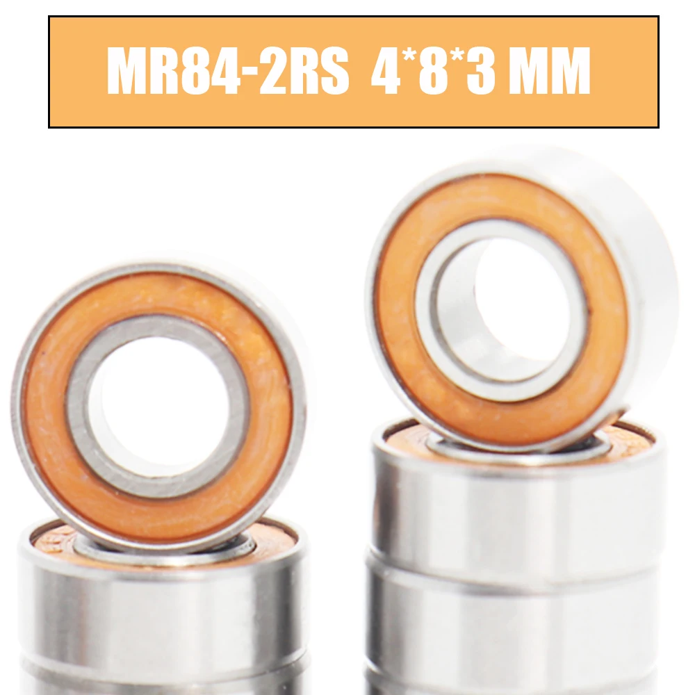 Truck Mr84 Rs 2rs Ball Bearings Mr84-2rs Orange Sealed
