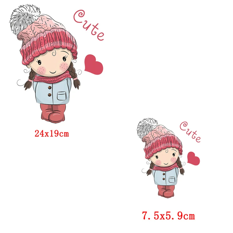 Детская одежда рождественские нашивки сделай сам термонашивки с утюгом Vynil Heat