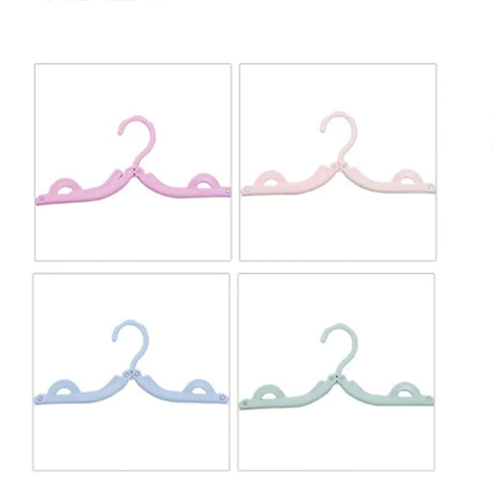 Пластиковая вешалка для одежды Противоскользящий крючок складной дизайн