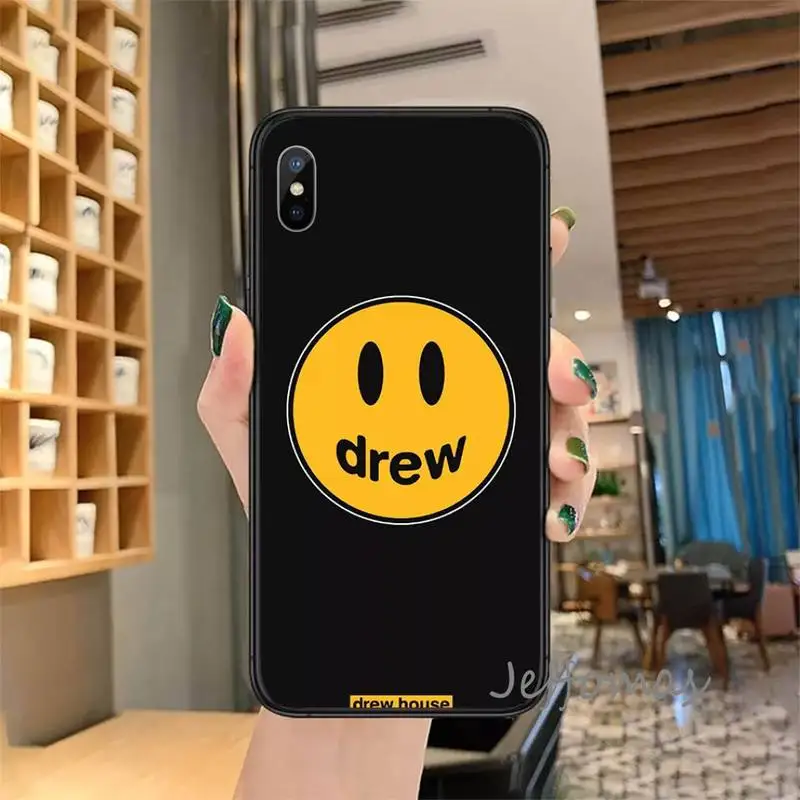 

drew house Justin Bieber Phone Case for iPhone 11 12 pro XS MAX 8 7 6 6S Plus X 5S SE 2020 XR