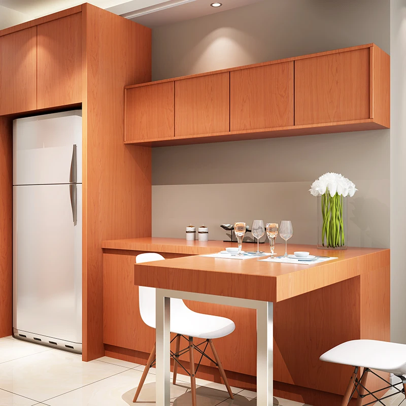 

45CM*10M Wood Grain Self Adhesive Wallpaper Waterproof PVC Vinyl Kitchen Wardrobe Cabinet Furniture Renovation Door