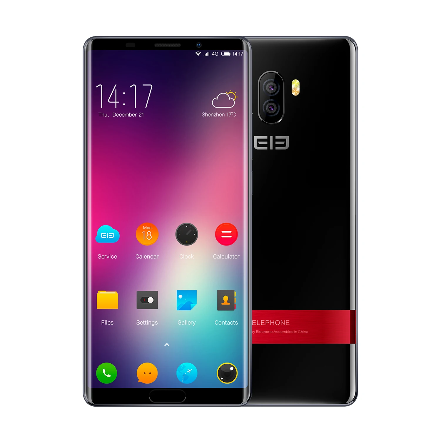 Elephone P11 3D LTE Android мобильного телефона 4 Гб 64 MTK6797T 6 0 дюймов 16MP + 8MP 3200 мАч задний