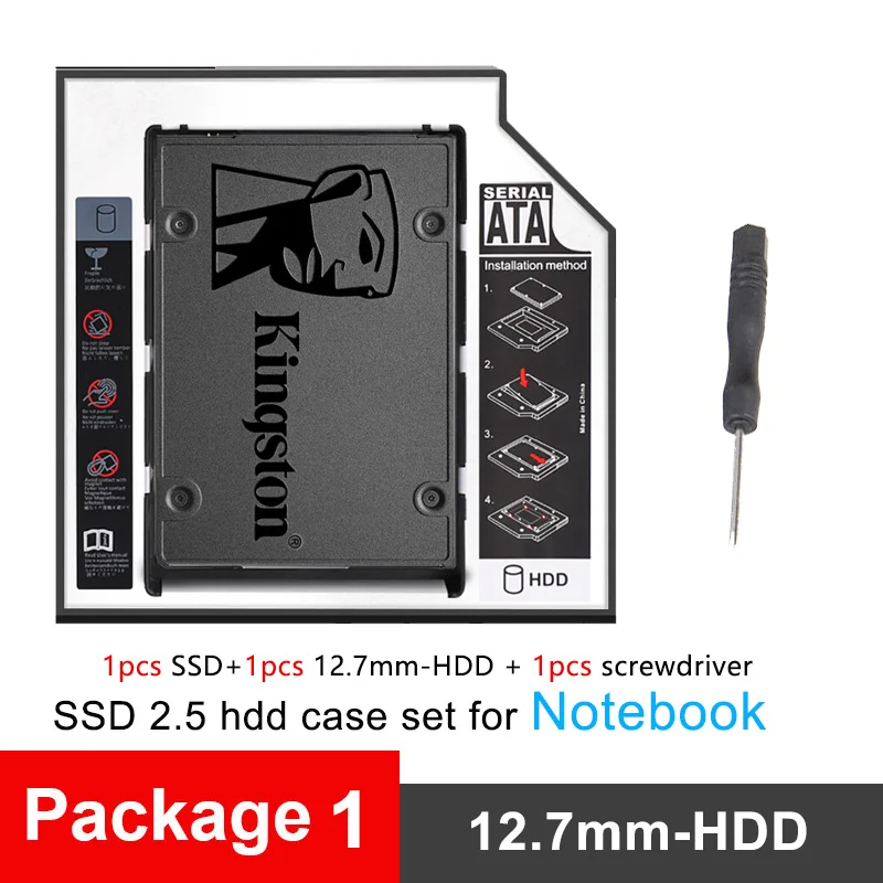 Оригинальный жесткий диск SSD Kingston 120 ГБ 240 480 960 SATS 3 HDD 2 5 дюйма ssd с Hdd Caddy/адаптер для
